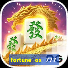 fortune ox 777 fortuna 77